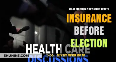 Trump's Pre-Election Promises on Health Insurance: A Closer Look