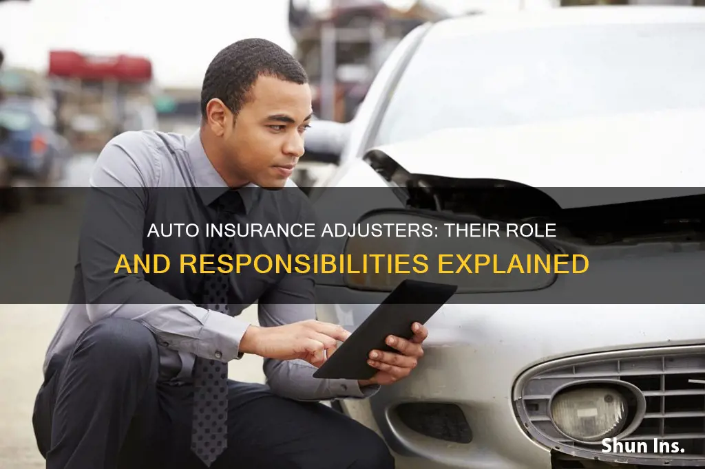 what do auto insurance adjusters do