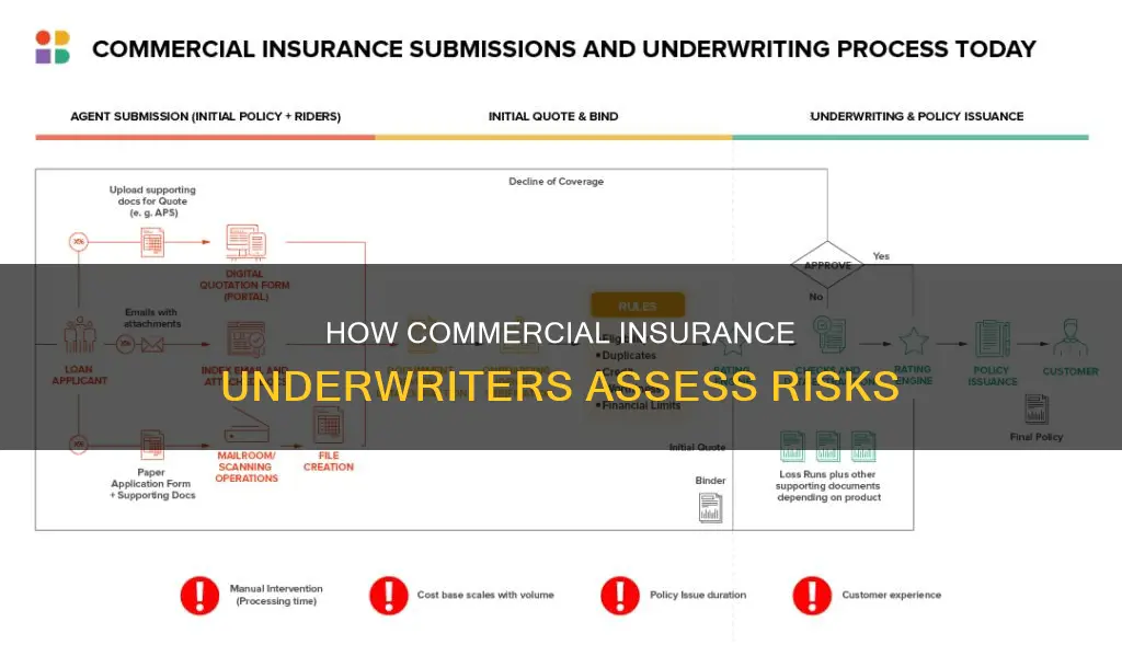 what do commercial insurance underwriters do