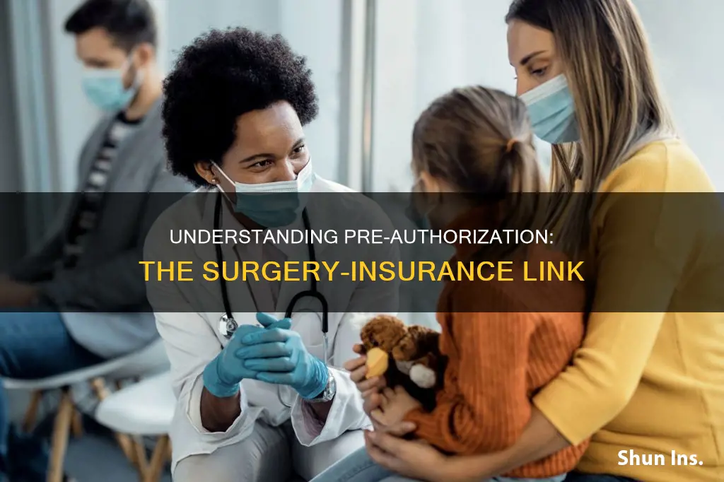 what do doctors send to insurance before surgery called