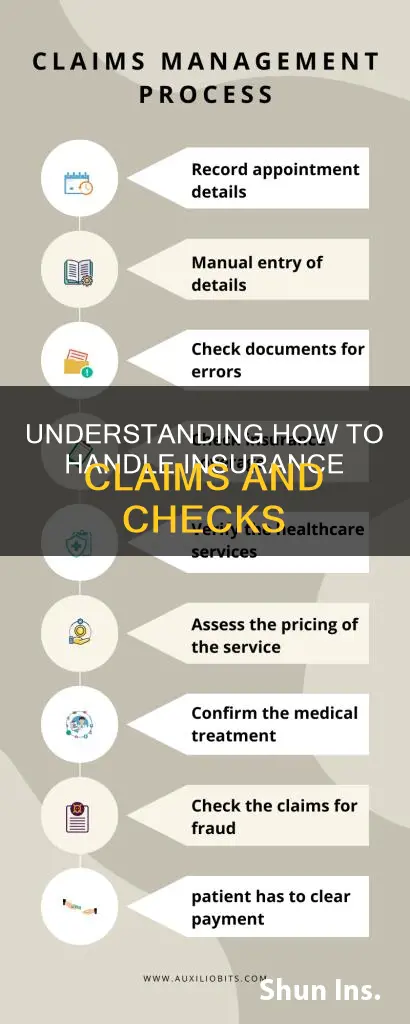 what do I do with insurance check