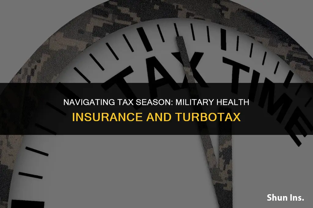 what do i put in turbotax for military health insurance