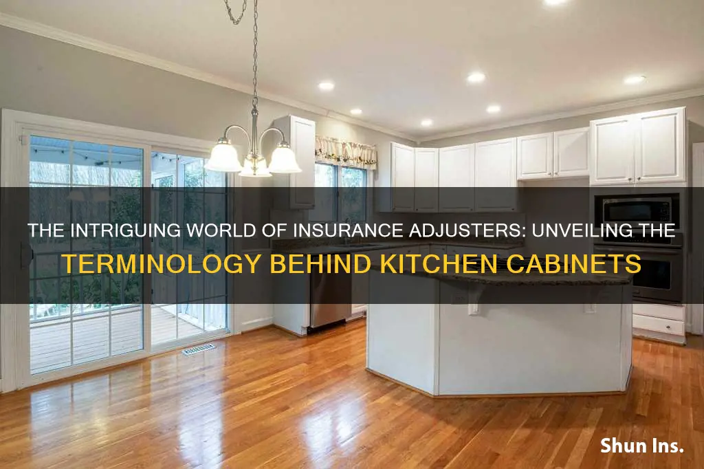 what do insurance adjusters call kitchen cabinets