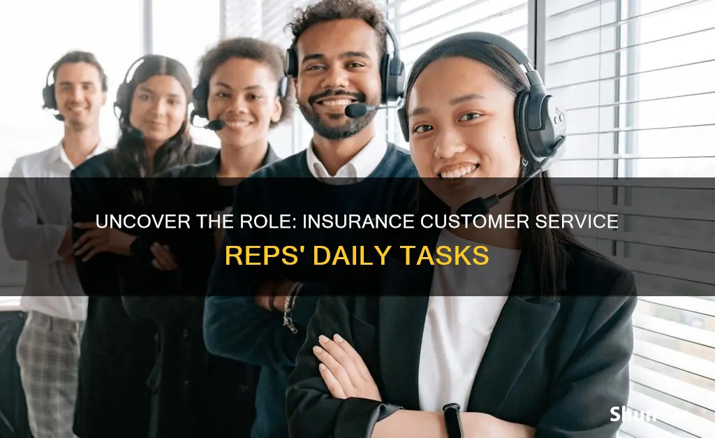 what do insurance customer service representatives do