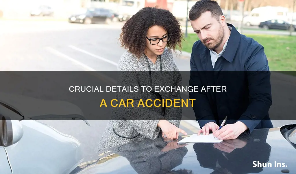 what do you provide when exchanging auto insurance info