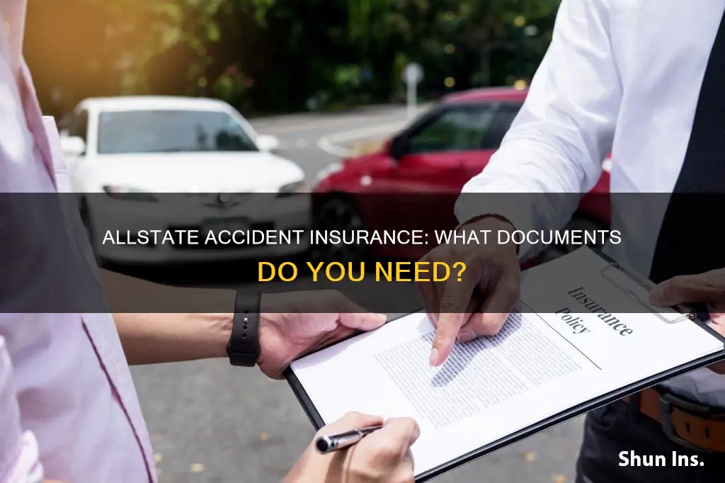 what documents allstate accident insurance