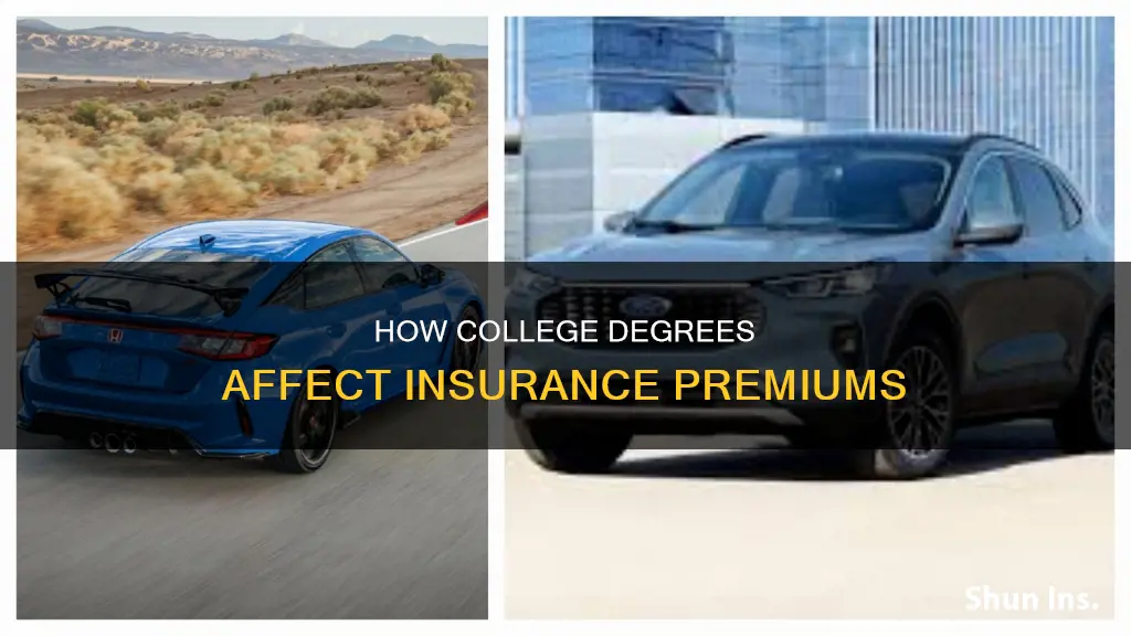what doed collage education have to do with insurance rates