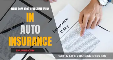 Understanding Auto Insurance: The Meaning of a $1000 Deductible