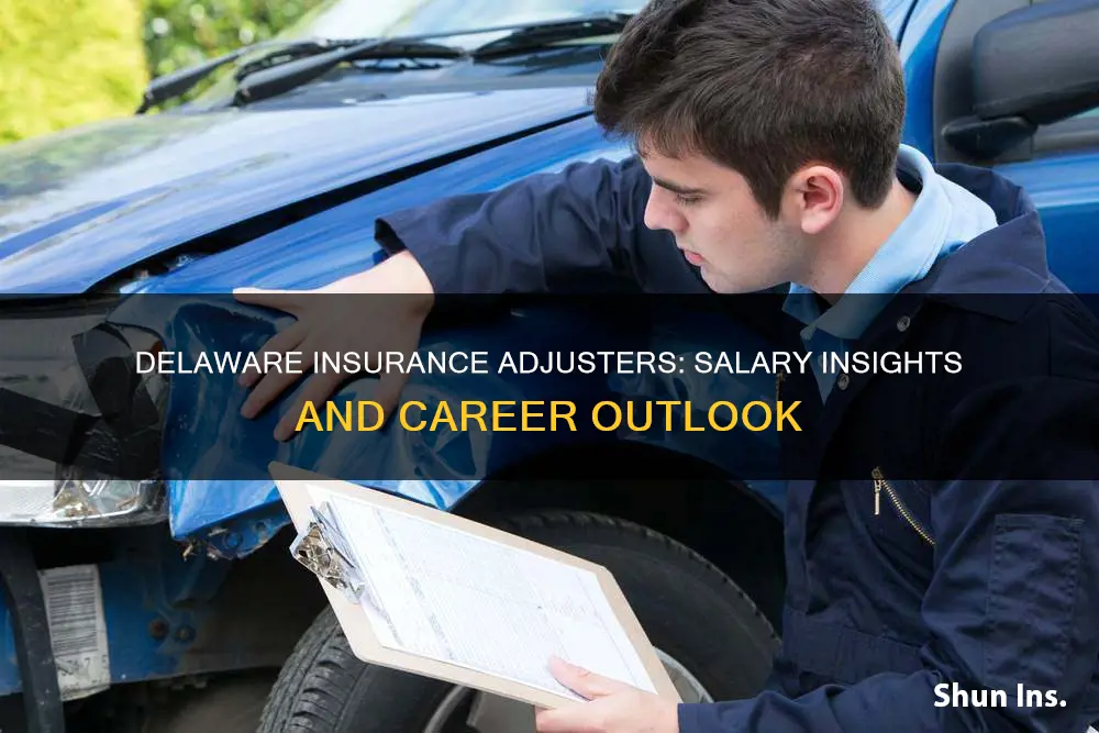 what does a delaware insurance adjuster earn