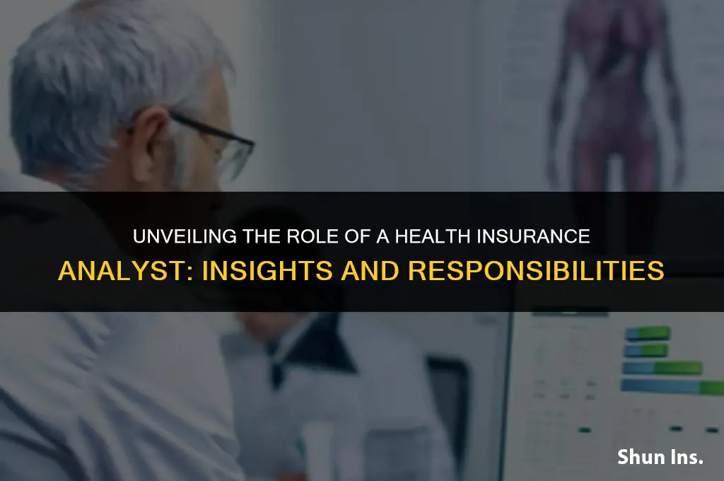 what does a health insurance analyst do