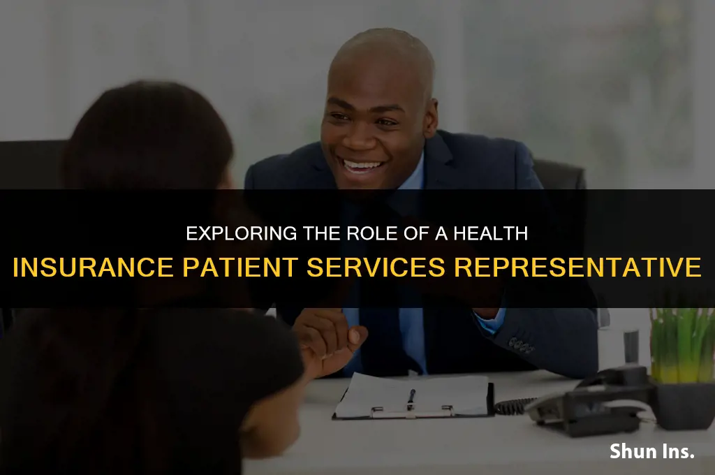 what does a health insurance patient services representative do