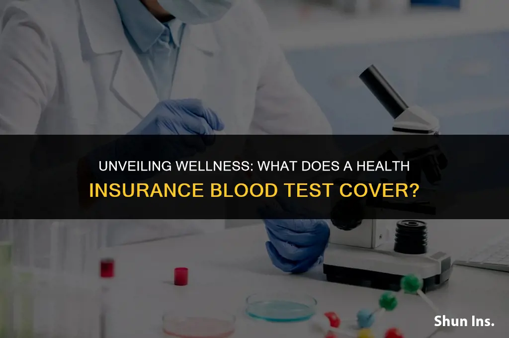 what does a health insurance wellness blood test check for