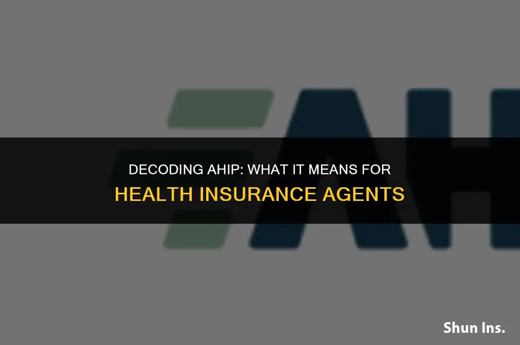 what does ahip stand for in health insurance agents