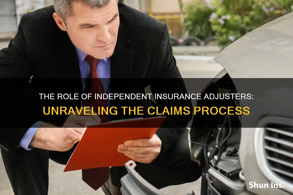 what does an independent insurance adjuster do