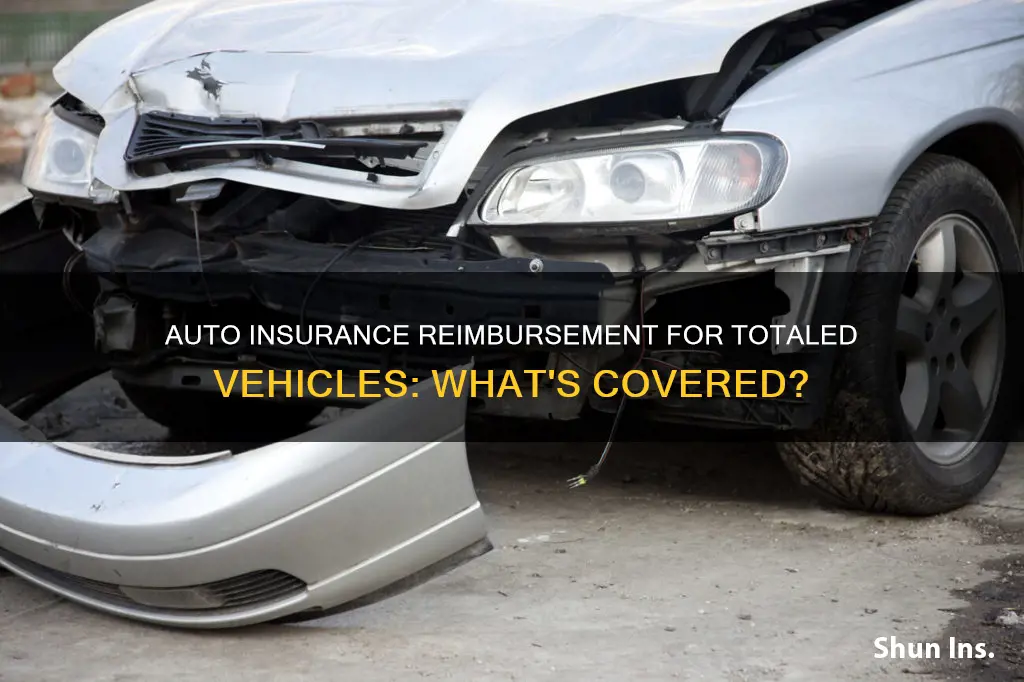 what does auto insurance have to reimburse for totaled vehicle