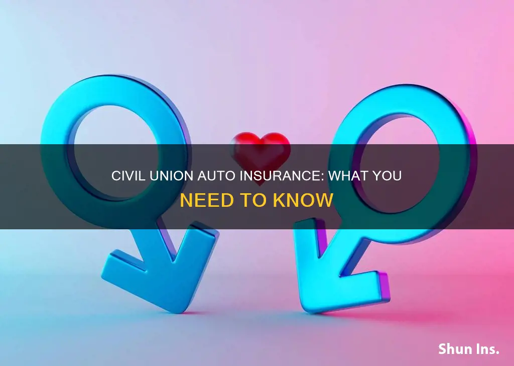 what does civil union mean for auto insurance