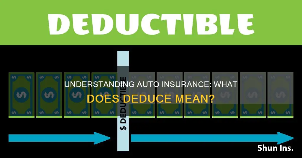 what does deduce mean auto insurance