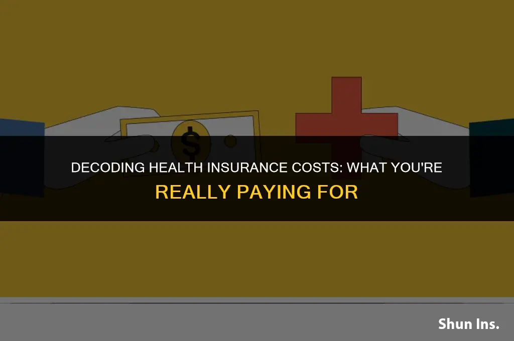 what does health insurance charge you for