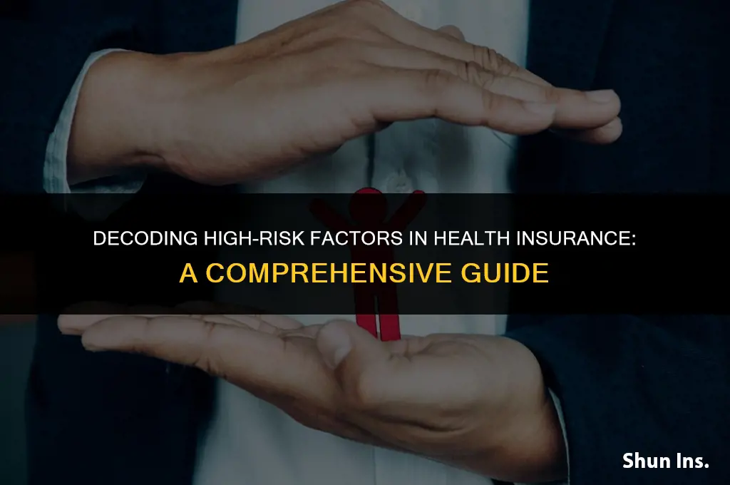 what does health insurance consider high risk