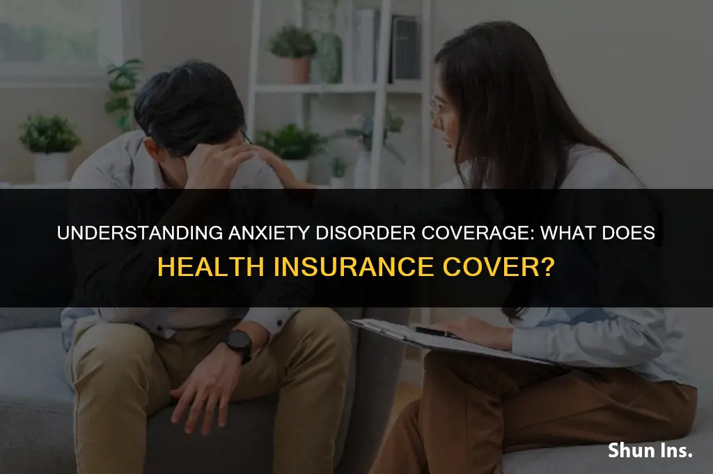 what does health insurance cover for anxiety disorders