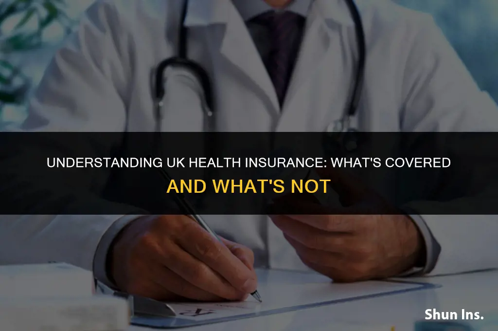 what does health insurance cover uk