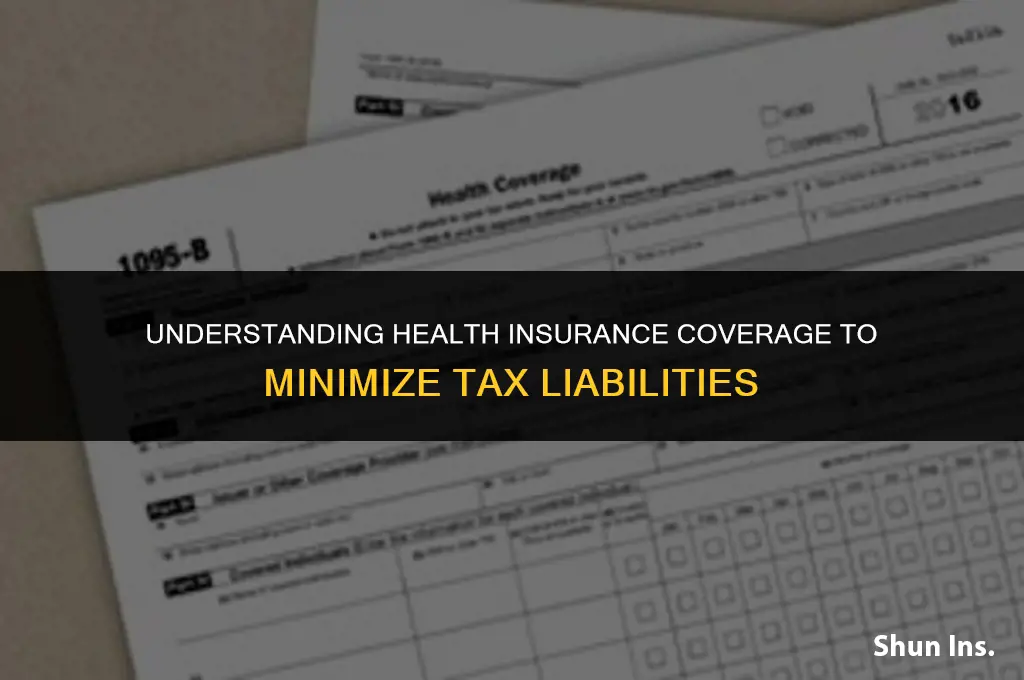 what does health insurance have to cover to avoid taxes