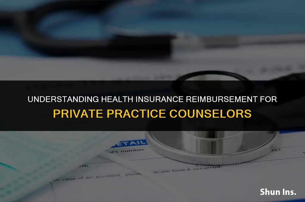 what does health insurance typically reimburse a private practice counselor