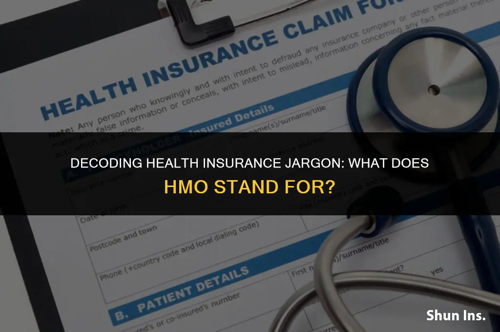 what does hmo stand for health insurance