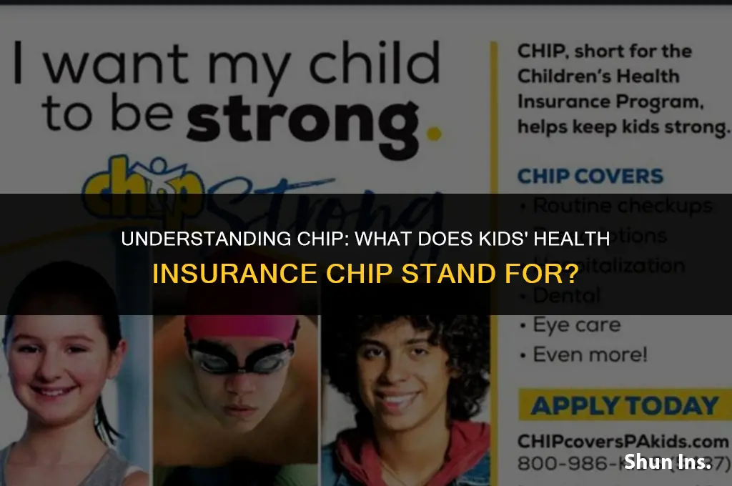 what does kids health insurance chip stand for
