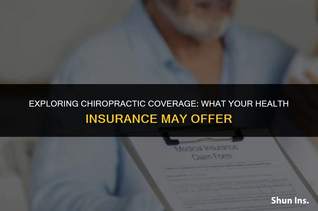 what does my health insurance cover chiropractic