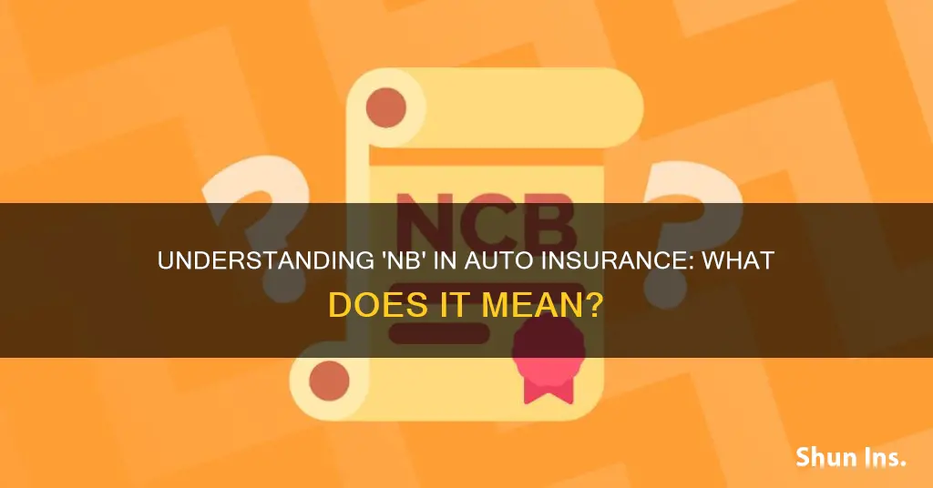 what does nb mean in auto insurance