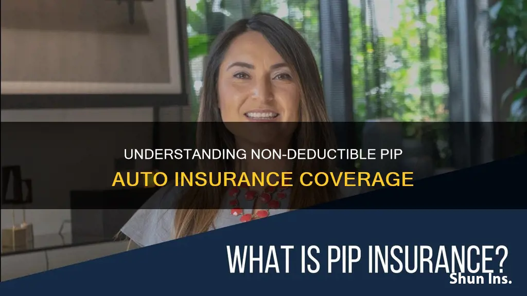 what does non deducttible mean on auto insurance for pip