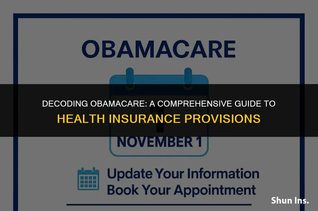 what does obamacare say about health insurance