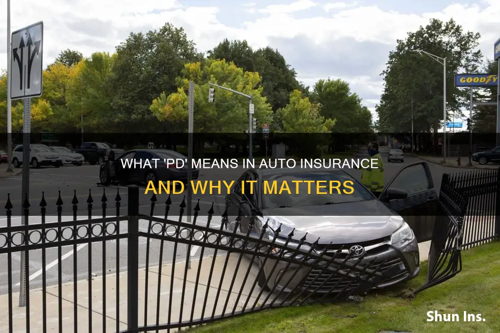 what does pd mean in auto insurance