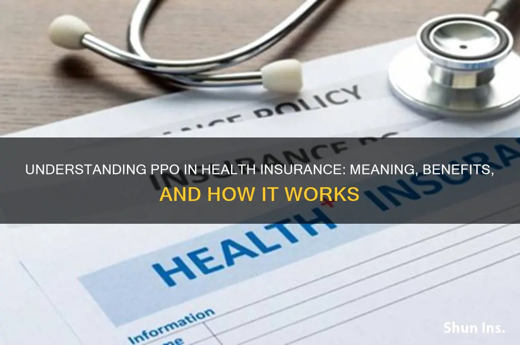 what does ppo stand for in health insurance