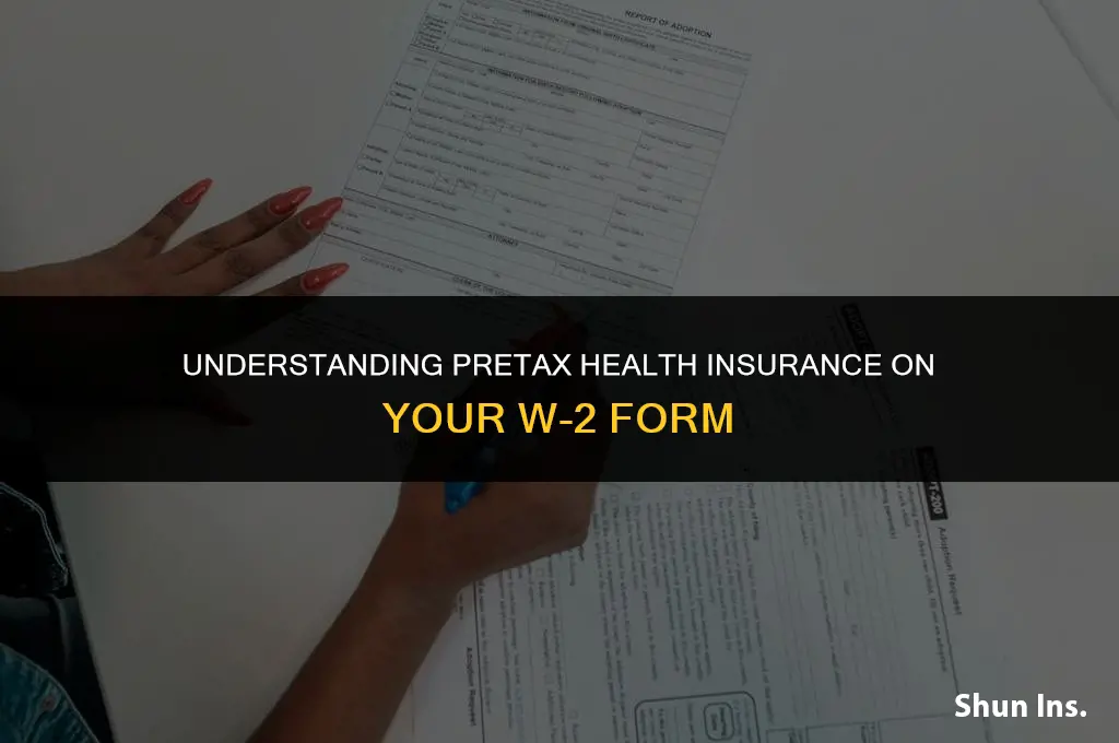 what does pretax health insurance look like on w-2