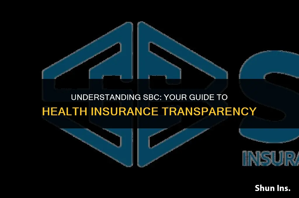 what does sbc stand for in health insurance