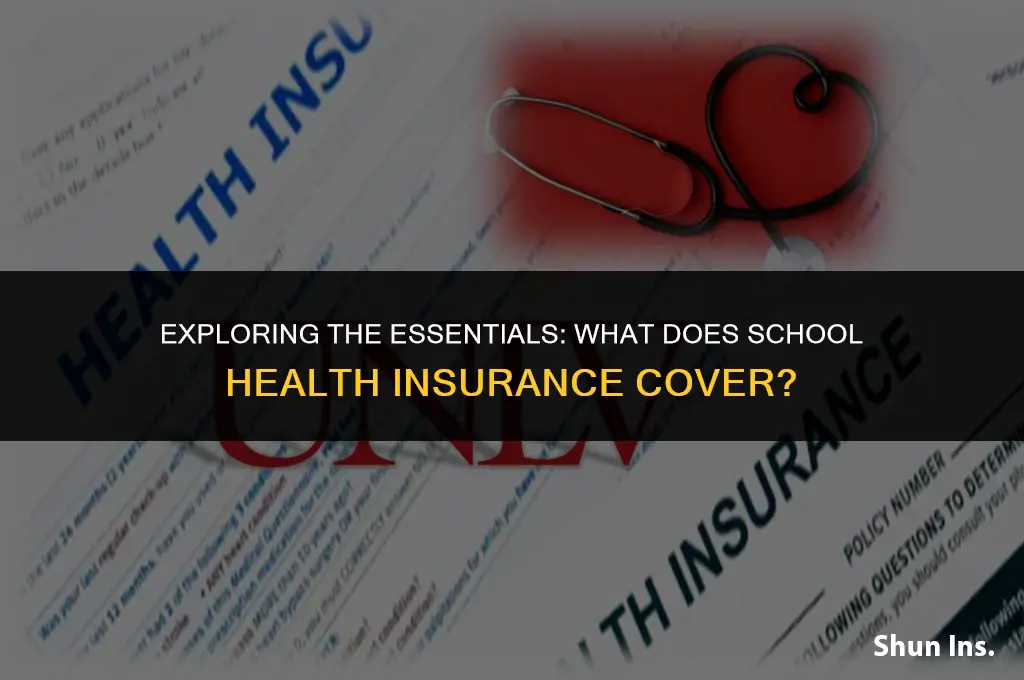 what does school health insurance cover