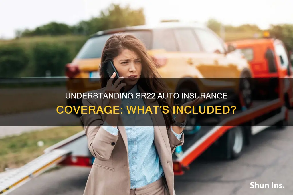 what does sr22 auto insurance cover