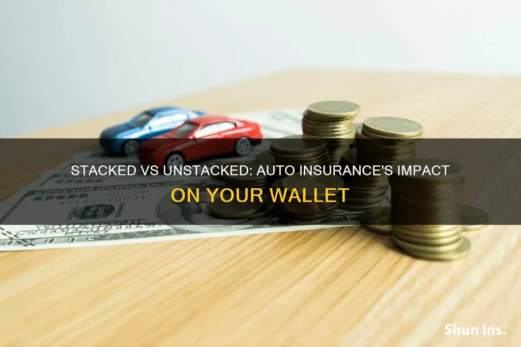 what does stacked vs unstacked mean auto insurance