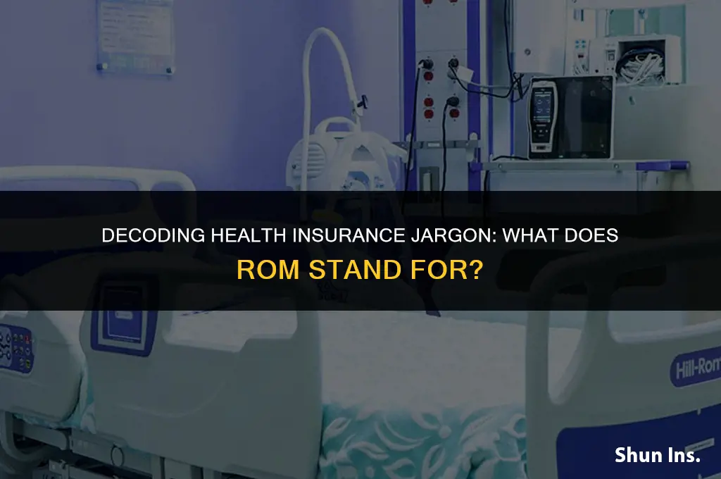 what does the acronym rom stand for in health insurance