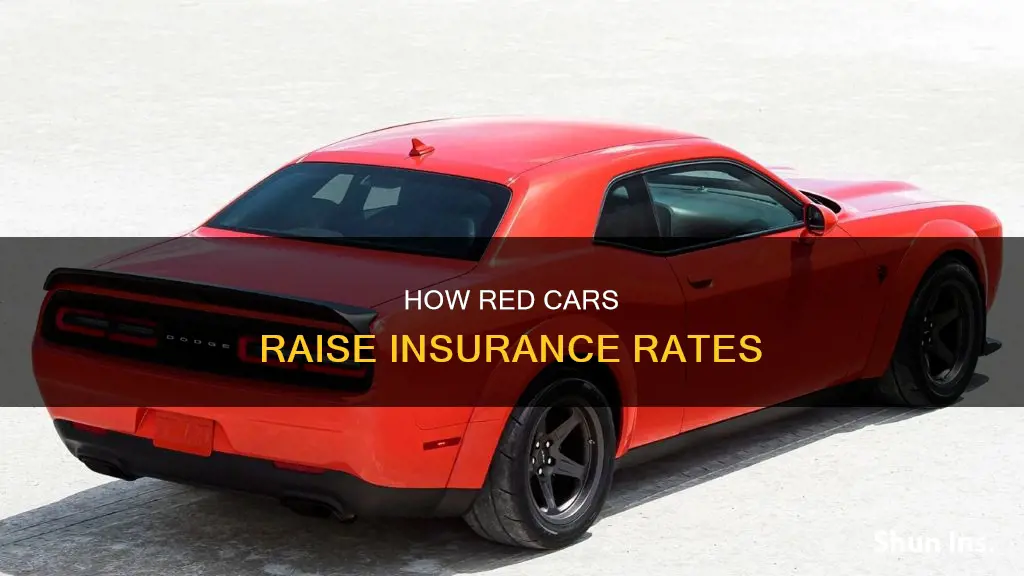 what does the color red do to insurance rates