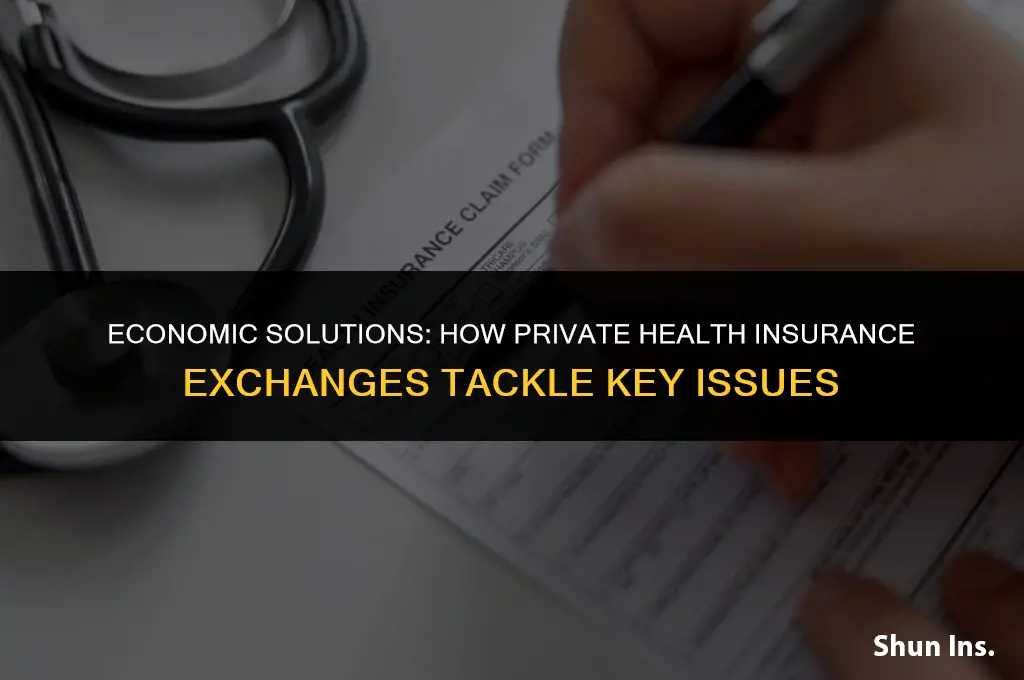 what economic issues do the private health insurance exchanges address