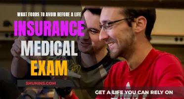 Foods to Avoid for a Life Insurance Medical Exam