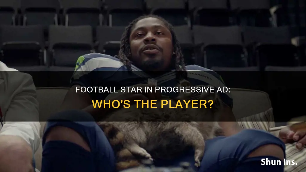 what football player is in the insurance commercial progressive