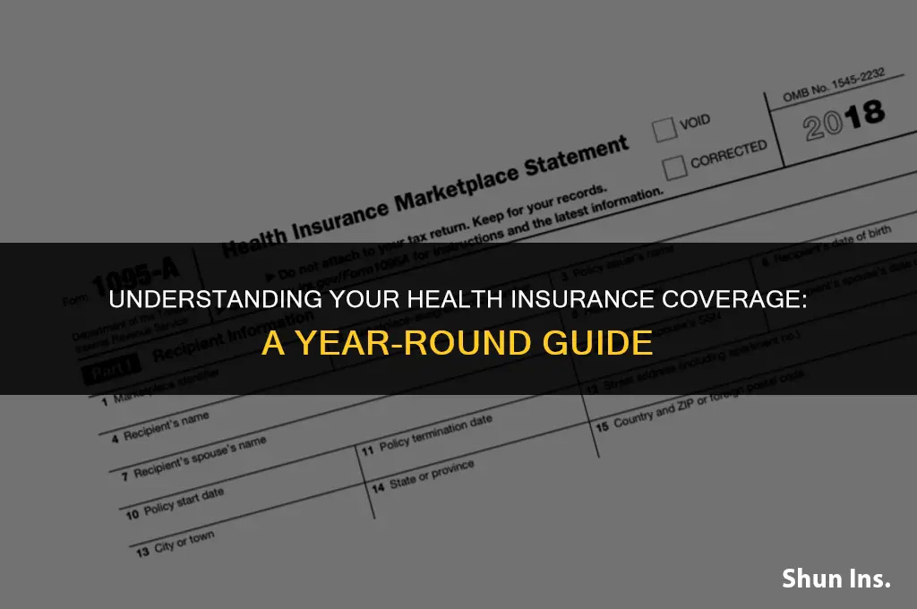 what form says you had health insurance all year