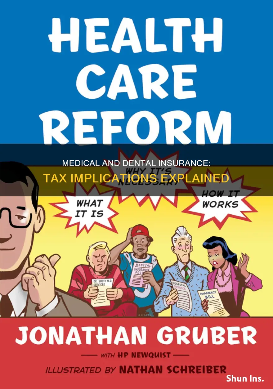 what goes in the medical and dental insurance box taxes