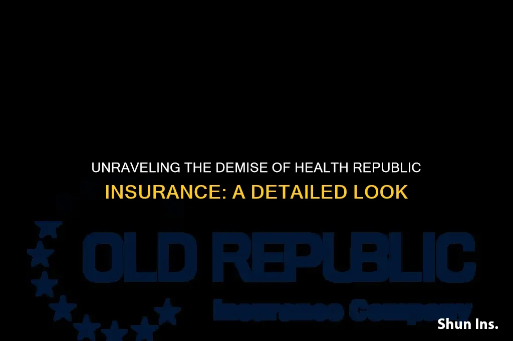 what happened to health republic insurance