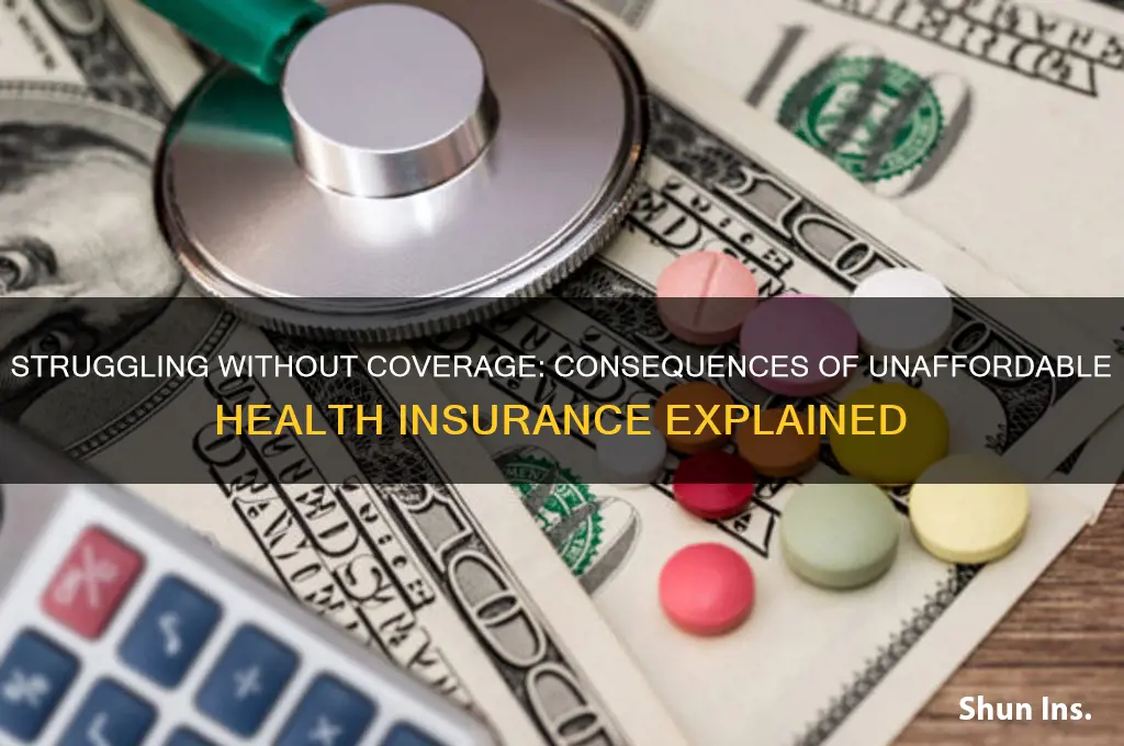 what happens if i cannot afford health insurance