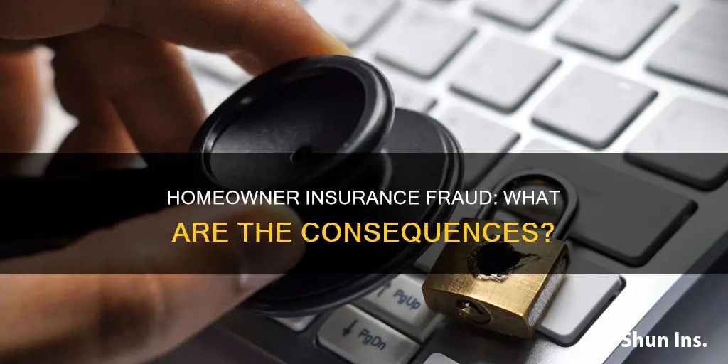 what happens if I commit homeowner insurance fraud